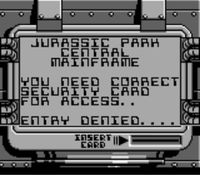 une photo d'Ã©cran de Jurassic Park sur Nintendo Game Boy